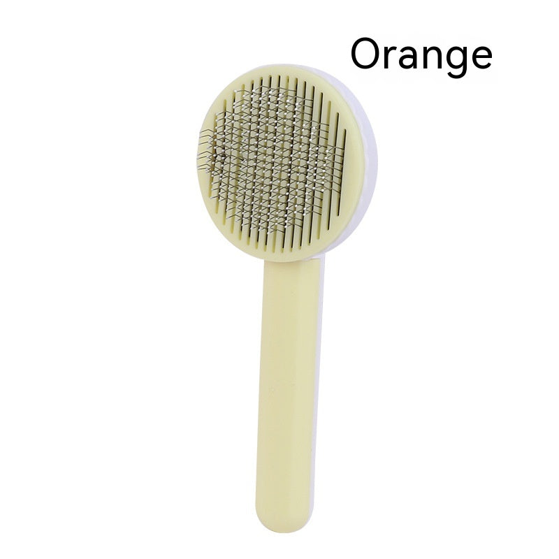 Round Head Self-cleaning Massage Pet Comb
