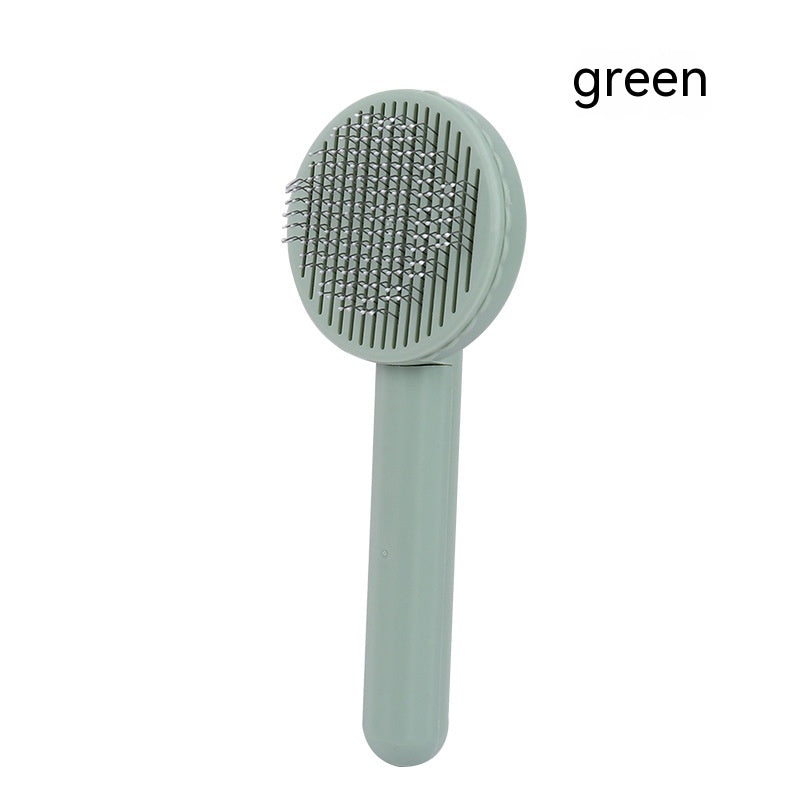 Round Head Self-cleaning Massage Pet Comb