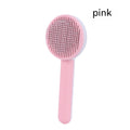 Round Head Self-cleaning Massage Pet Comb