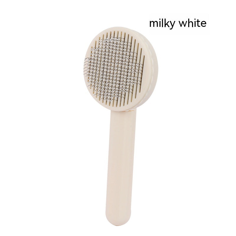 Round Head Self-cleaning Massage Pet Comb