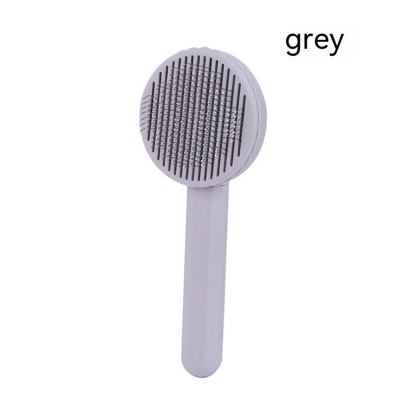 Round Head Self-cleaning Massage Pet Comb